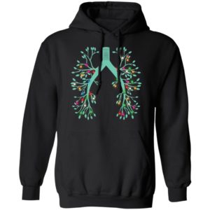 Respiratory Therapy Lung Christmas string Light Ornament Shirt