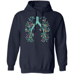 Respiratory Therapy Lung Christmas string Light Ornament Shirt