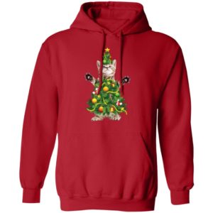 Santa Maine Coon Cat Christmas Tree Light Shirt image Santa Maine Coon Cat Christmas Tree Light Shirt