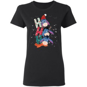 Santa Eeyore Ho Ho Ho Christmas Shirt