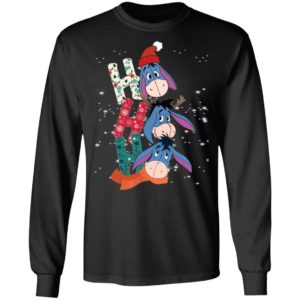 Santa Eeyore Ho Ho Ho Christmas Shirt