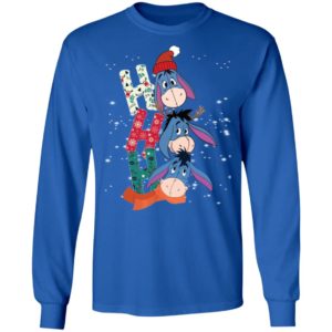 Santa Eeyore Ho Ho Ho Christmas Shirt