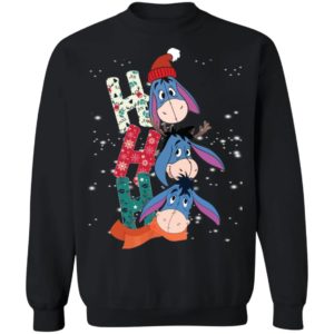 Santa Eeyore Ho Ho Ho Christmas Shirt