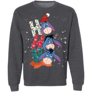 Santa Eeyore Ho Ho Ho Christmas Shirt