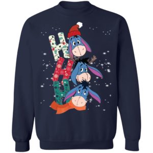 Santa Eeyore Ho Ho Ho Christmas Shirt