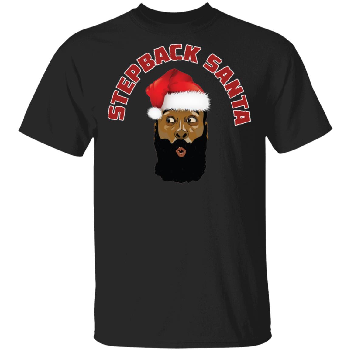 James Harden Stepback Santa Christmas Shirt image James Harden Stepback Santa Christmas Shirt