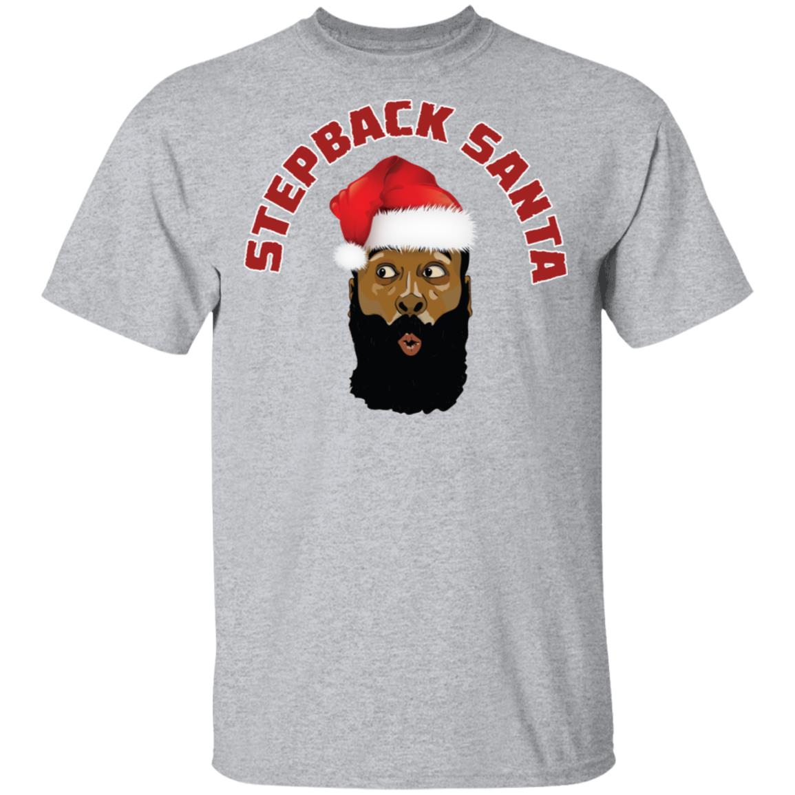 James Harden Stepback Santa Christmas Shirt image James Harden Stepback Santa Christmas Shirt
