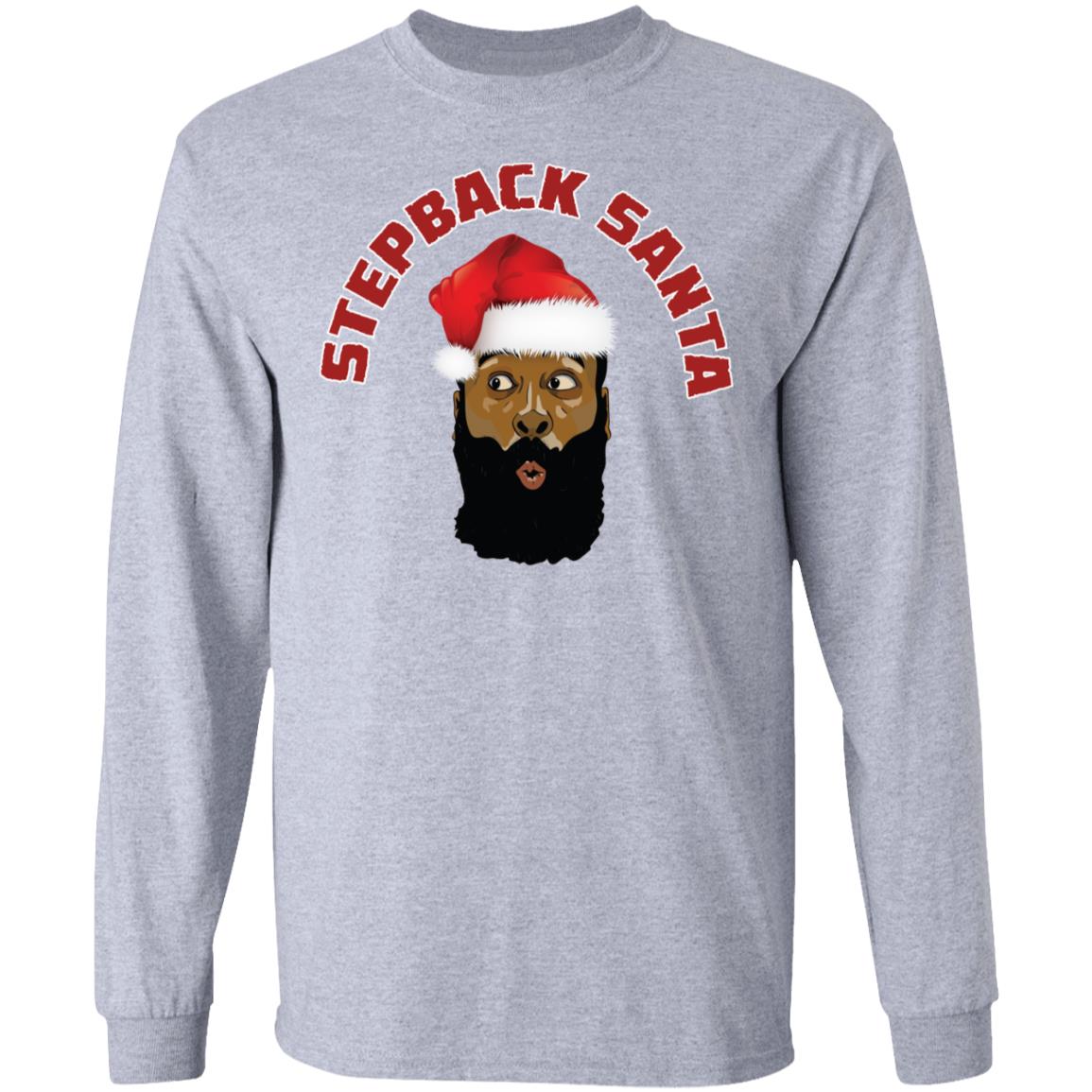 James Harden Stepback Santa Christmas Shirt image James Harden Stepback Santa Christmas Shirt