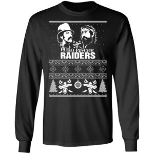 Puro Pinche Raiders Ugly Christmas Sweatshirt