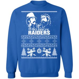 Puro Pinche Raiders Ugly Christmas Sweatshirt