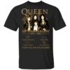 Queen 50th anniversary thank you for memories shirt