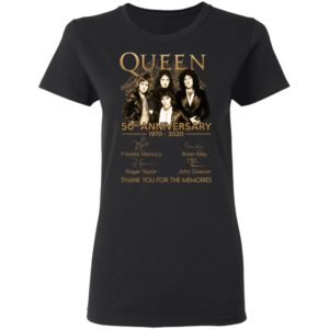 Queen 50th anniversary thank you for memories shirt