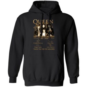 Queen 50th anniversary thank you for memories shirt