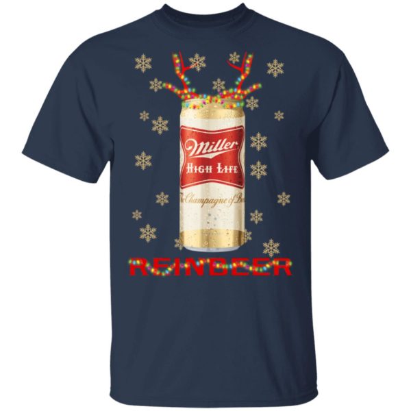 Miller High Life Reinbeer Beer Christmas Sweatshirt