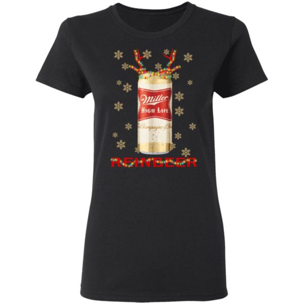 Miller High Life Reinbeer Beer Christmas Sweatshirt