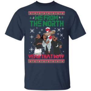 We From The North Yeah That Way Dat Way Migos Ugly Christmas Shirt image We From The North Yeah That Way Dat Way Migos Ugly Christmas Shirt