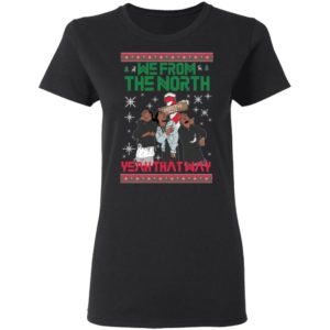 We From The North Yeah That Way Dat Way Migos Ugly Christmas Shirt image We From The North Yeah That Way Dat Way Migos Ugly Christmas Shirt