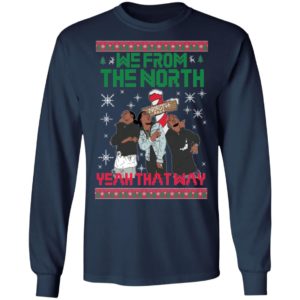 We From The North Yeah That Way Dat Way Migos Ugly Christmas Shirt image We From The North Yeah That Way Dat Way Migos Ugly Christmas Shirt