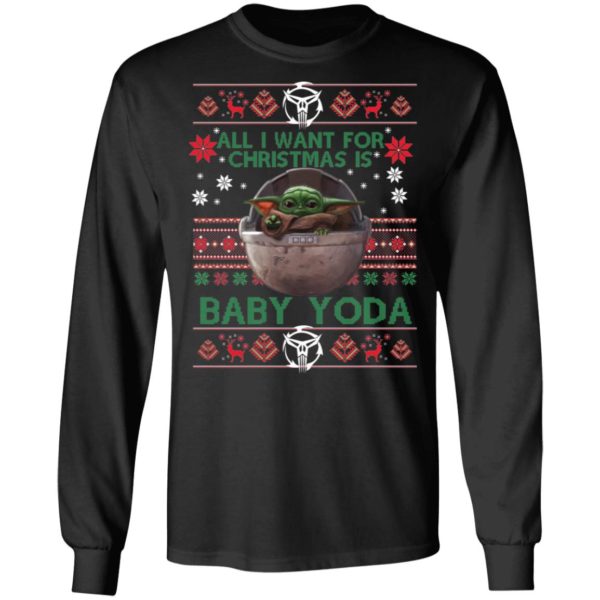 All I want for Christmas is Baby Yoda Shirt