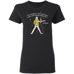 Freddie Mercury Thunderbolt And Lightning Very Very Frightening Galileo Shirt