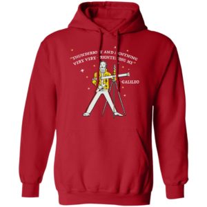 Freddie Mercury Thunderbolt And Lightning Very Very Frightening Galileo Shirt