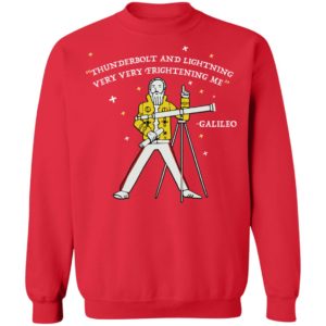 Freddie Mercury Thunderbolt And Lightning Very Very Frightening Galileo Shirt