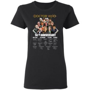 Doctor Who Characters 56th Anniversary 1963 2019 Signature Shirt