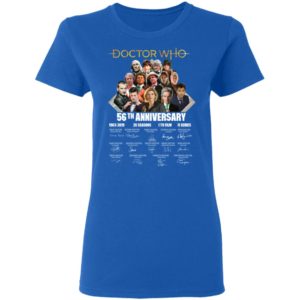 Doctor Who Characters 56th Anniversary 1963 2019 Signature Shirt
