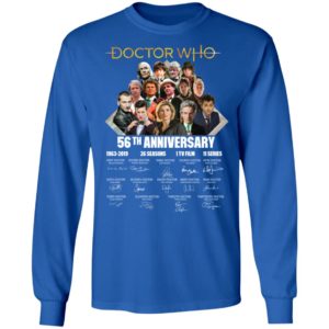 Doctor Who Characters 56th Anniversary 1963 2019 Signature Shirt
