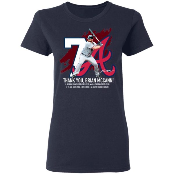 Thank You Brian McCann Alabama Crimson Tide Shirt