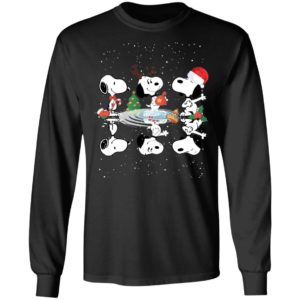 Christmas Peanuts Snoopy Water Reflection Shirt image Christmas Peanuts Snoopy Water Reflection Shirt