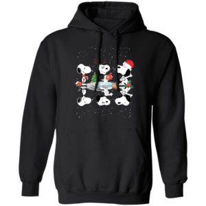 Christmas Peanuts Snoopy Water Reflection Shirt image Christmas Peanuts Snoopy Water Reflection Shirt