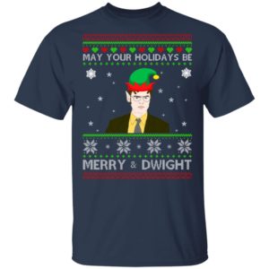 May Your Holidays Be Merry & Dwight Christmas Sweatshirt