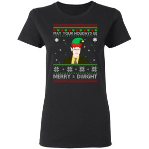 May Your Holidays Be Merry & Dwight Christmas Sweatshirt