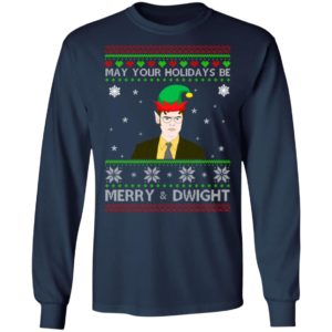 May Your Holidays Be Merry & Dwight Christmas Sweatshirt