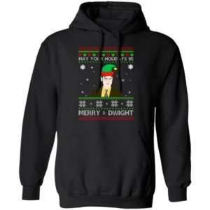 May Your Holidays Be Merry & Dwight Christmas Sweatshirt