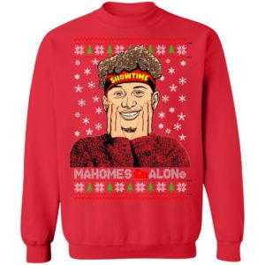 Patric Mahomes Home Alone Movie Parody Football Sweatshirt image Patric Mahomes Home Alone Movie Parody Football Sweatshirt
