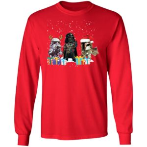 Darth Vader R2D2 Boba Fett Chibi Christmas Shirt