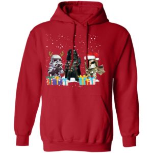 Darth Vader R2D2 Boba Fett Chibi Christmas Shirt