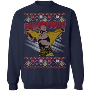 Hulkamania Hulk Hogan Pro Wrestling Christmas Sweatshirt