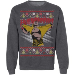 Hulkamania Hulk Hogan Pro Wrestling Christmas Sweatshirt