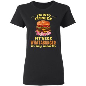 I'm into fitness whataburger in my mouth christmas sweatshirt