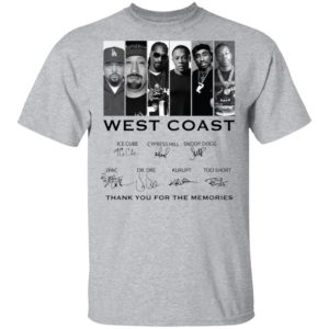West Coast Thank You For The Memories Shirt