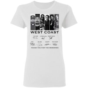 West Coast Thank You For The Memories Shirt