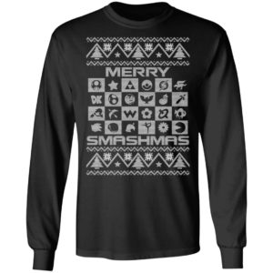 Super Smash Bros Logo Ugly Christmas Sweatshirt