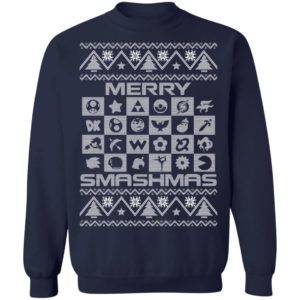 Super Smash Bros Logo Ugly Christmas Sweatshirt