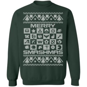 Super Smash Bros Logo Ugly Christmas Sweatshirt