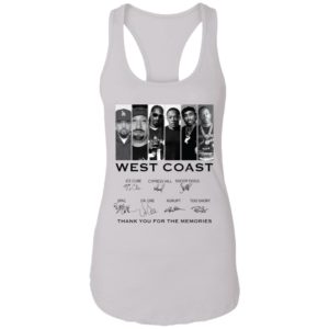 West Coast Thank You For The Memories Shirt