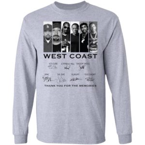 West Coast Thank You For The Memories Shirt