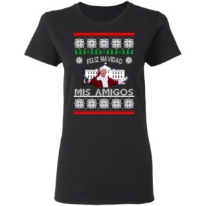 Donald Trump Feliz Navidad Mis Amigos Christmas Sweatshirt